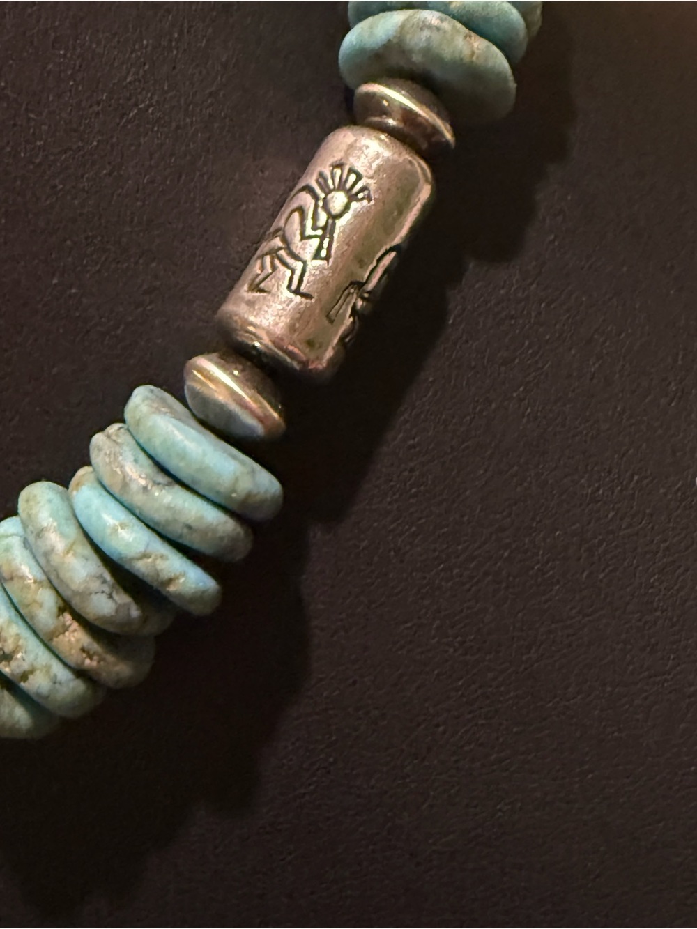 Sterling Silver Navajo Pearls Turquoise Squash Blossom Naja Pendant Necklace - Picture 6 of 10